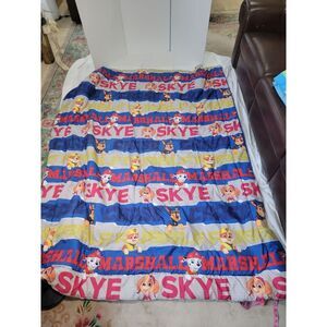 Paw Patrol Twin Bed Reversible Comforter‎ Marshall, Skye, Chase, Rubble Colorful